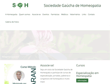 Tablet Screenshot of homeopatia-rs.com.br